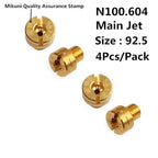 Set of 4 Mikuni Carburetor N100/604 Main Jet #92.5 for Automotive Use