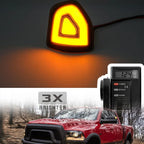 2x Smoke Lens Amber LED Turn Signal Lights for Dodge Ram (2009-2018)