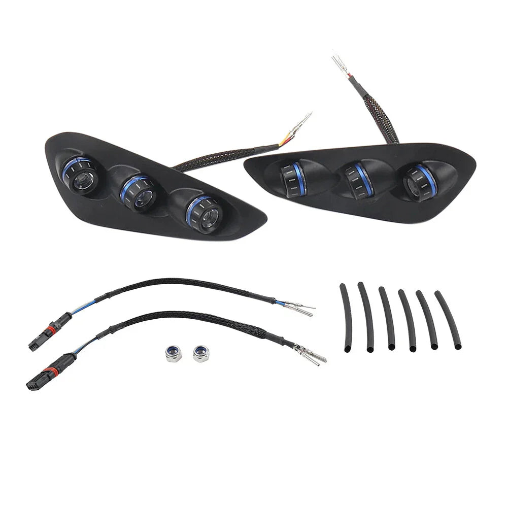 Blue Integrated Tail Light Rear Turn Signal for BMW S1000RR (2023-2024)