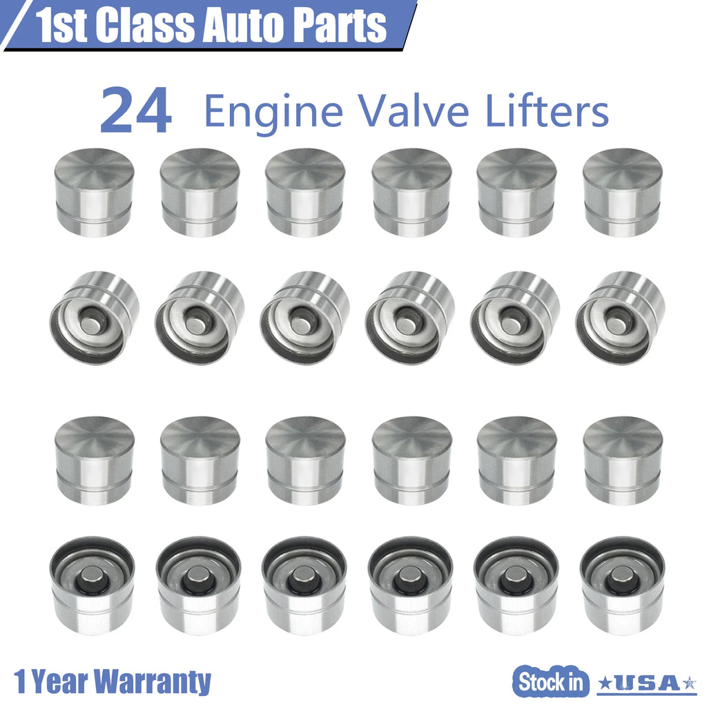 24PCS Engine Valve Lifter Set for Land Rover Freelander (2002–2005) 2.5L