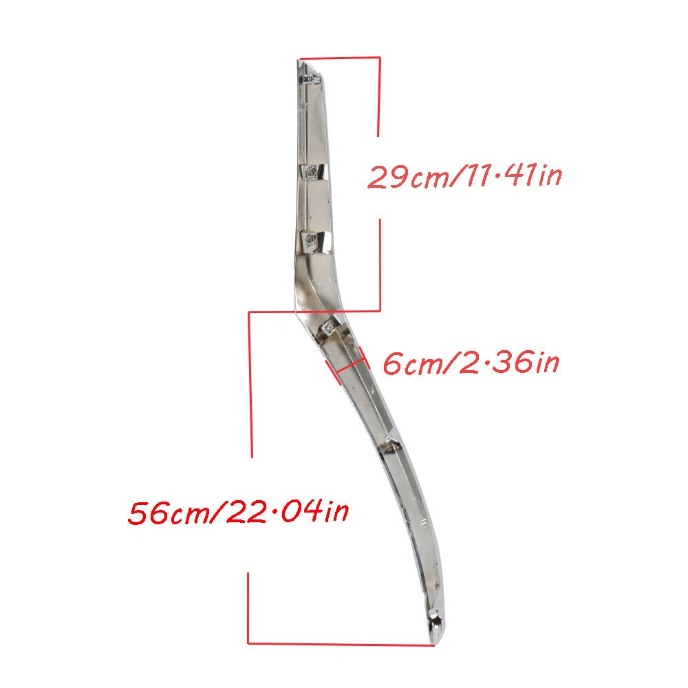 Plated Front Bumper Grille Molding for Nissan Altima (2023–2024)