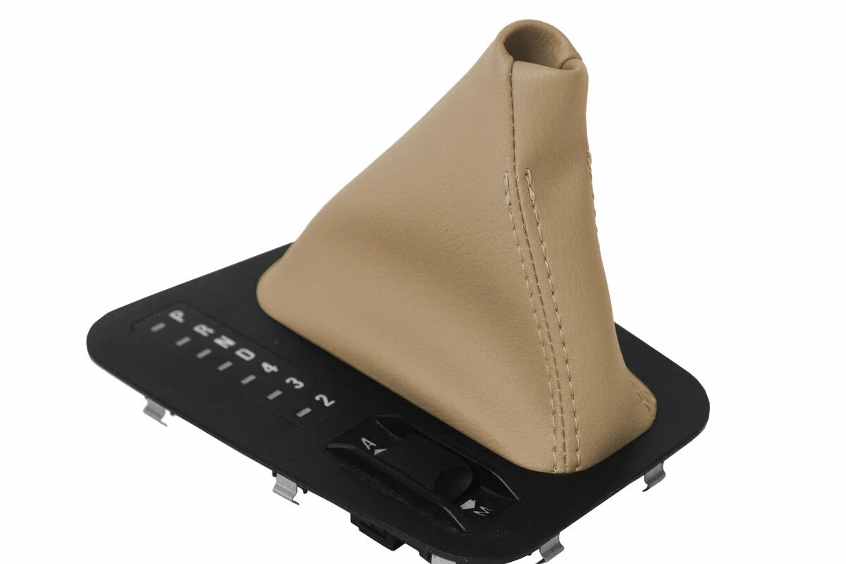 Leather Shift Boot Cover for BMW E38 (1995–2001) - Beige Tan