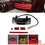 Tri-Bar Rear Fender LED Brake Light Turn Signal for Harley Touring (2009-2023)