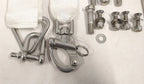 Swivel Snap Shackle Set with Pin, Strap & Bracket for Parts