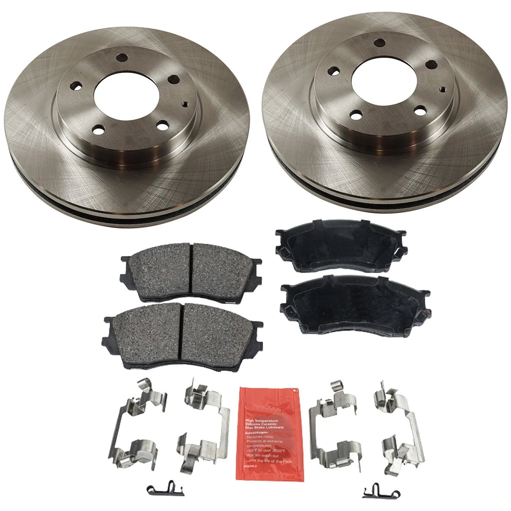 Front Brake Disc Rotors and Pads Kit for Mazda Millenia (1995–2000)