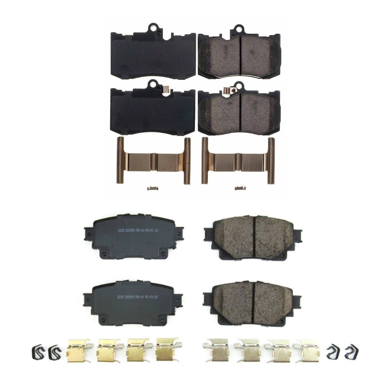 PowerStop Z17 Low-Dust Ceramic Brake Pads Kit for IS300 RC350 (2001–2006)