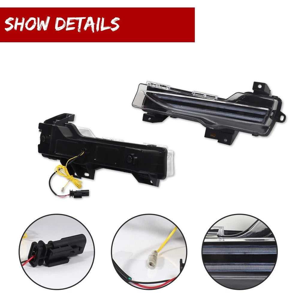 Switchback LED Sequential Signal Fog Lights for Tesla Model 3, Model Y