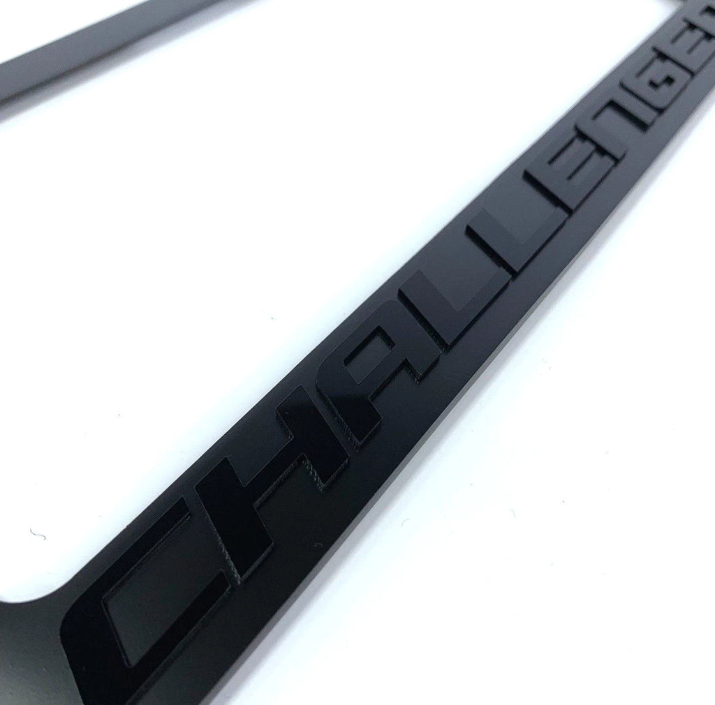 License Plate Frame Black Heavy Duty for Dodge Challenger (2011–2023)