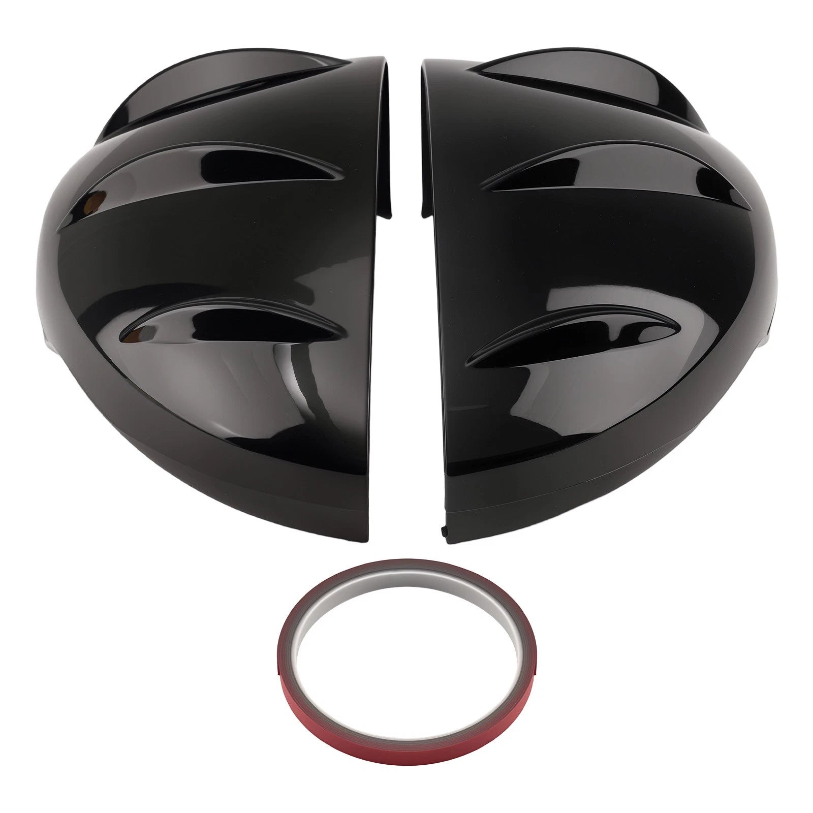 Front Side Mirror Cover Caps for Honda Civic (2022–2023) Gloss Black