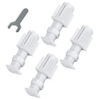 4X Venetian Blind Brackets Kit Twist Lock No Drill for Roller Blinds