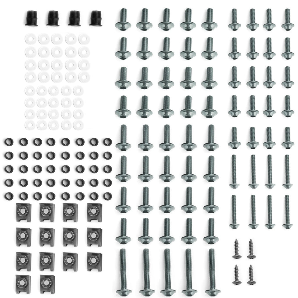 177PCS Fairing Bolts Kit M5/M6 for Sportbikes (Universal)