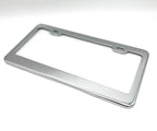 Chrome Steel License Plate Frame 2 Hole Replacement for US Standard Plate (2000–2026)