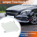 Tow Hook Cover for Mercedes-Benz CLA250 (2014–2019) No.A1178856900 White
