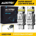 Set of 4 AUXITO 3157 3156 3057 4157 LED Reverse Brake Turn Signal Bulbs