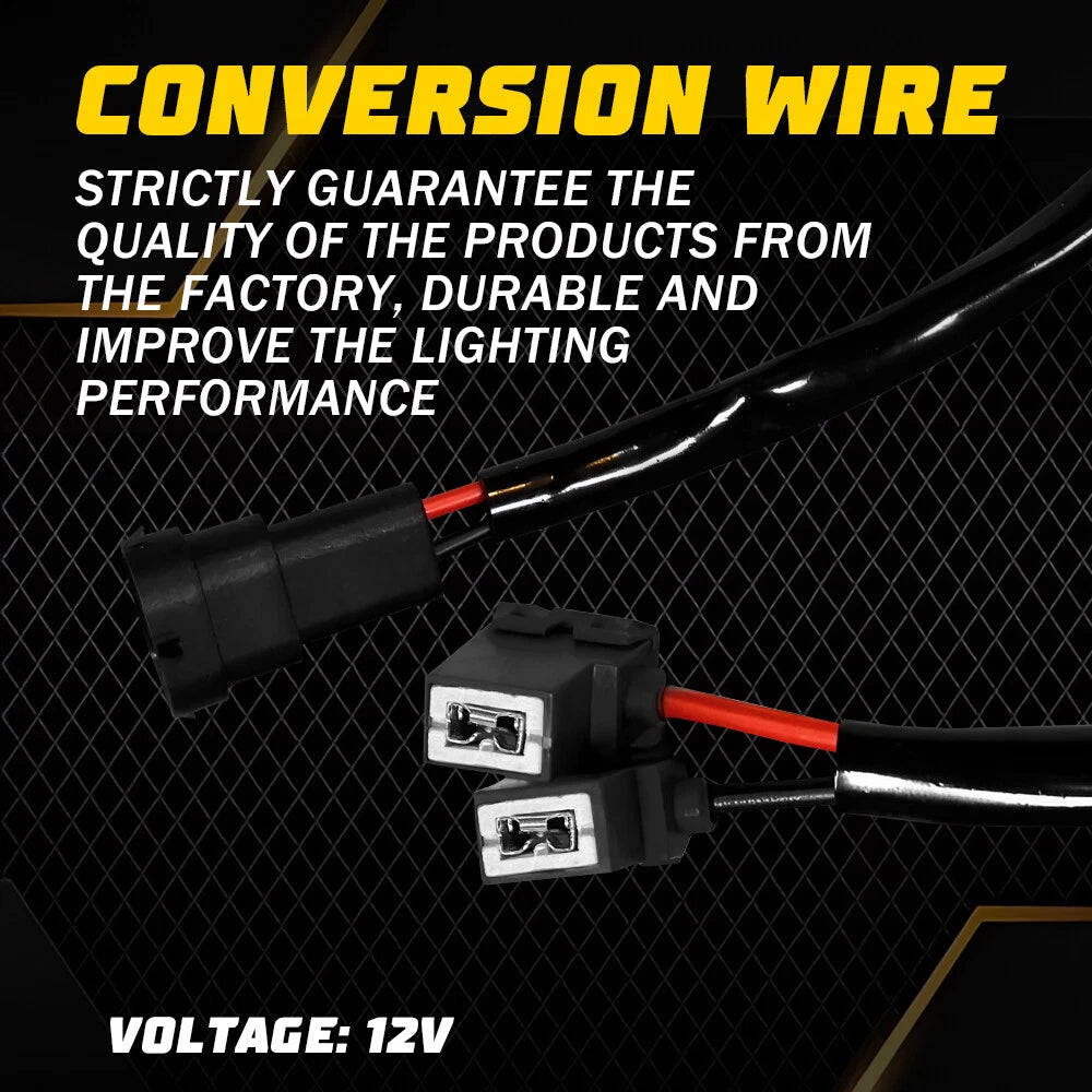 H11 to H1 Conversion Wire Harness Headlight Adapter for