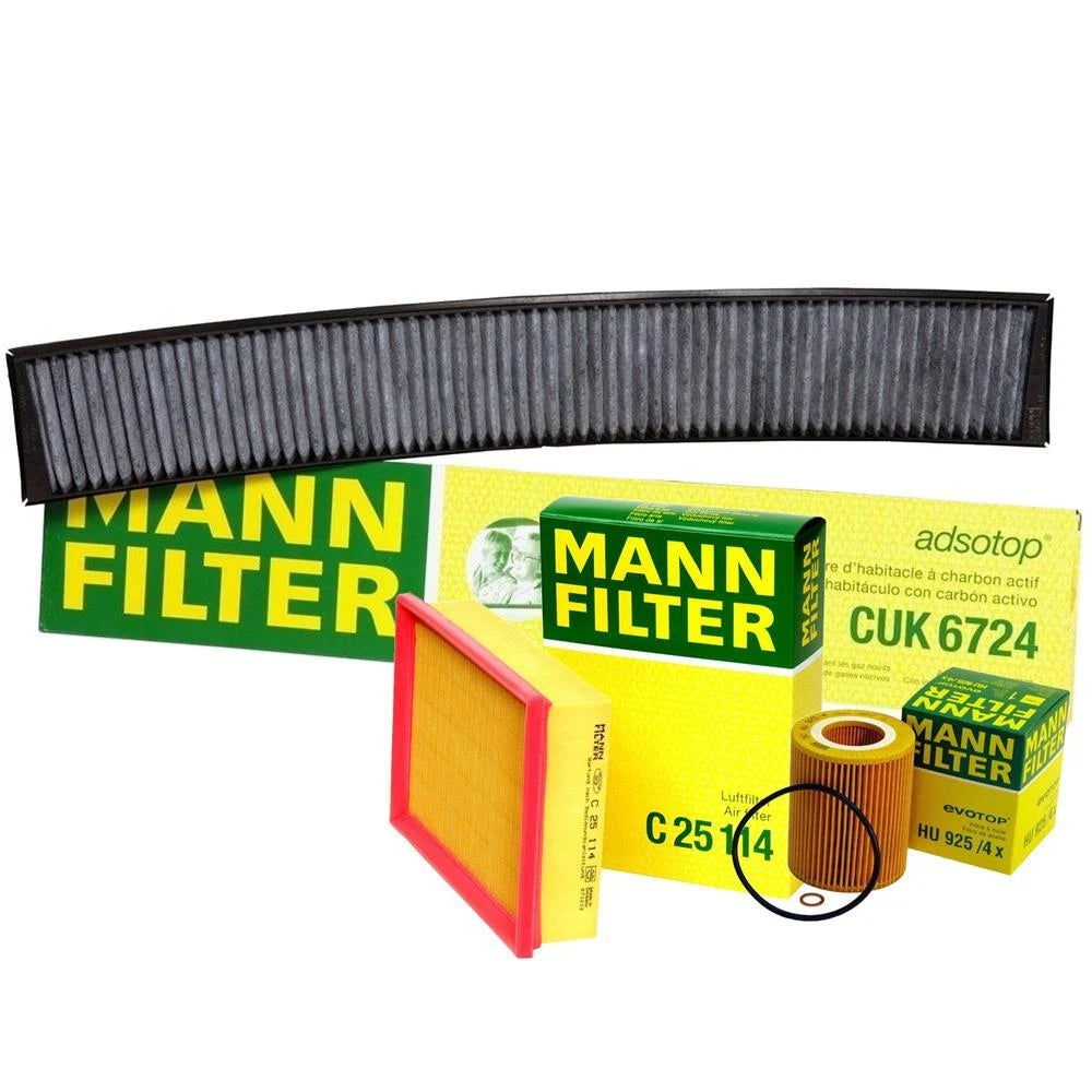 Mann Oil Air Carbon Cabin Filter Service Kit for BMW 3 Series (E36 E46 E83)