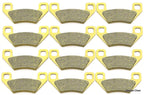 Set of 12 Front Rear Brake Pads for Arctic Cat 650 H1 XT (2004–2009)