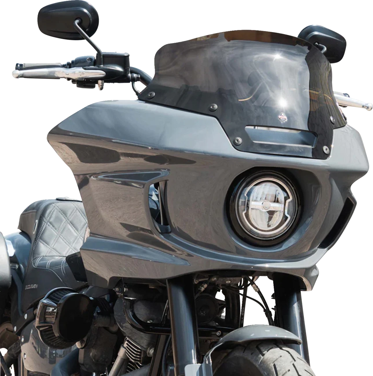 Klock Werks Kolor Flare Sport Windshield 6" Bronze for FXLRST (2018–2023)