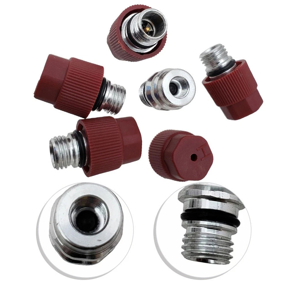 5pc High Side A/C Service Ports for R134A - BAS03011, Replaces 15-5438, 800-955