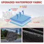 Motorcycle Cover Waterproof Outdoor Storage Protector for Motorbike