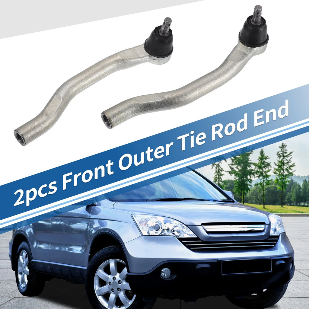 2X Front Outer Tie Rod End Links for Acura CL TL (No. ES3491/ES3490/53540S84A01)