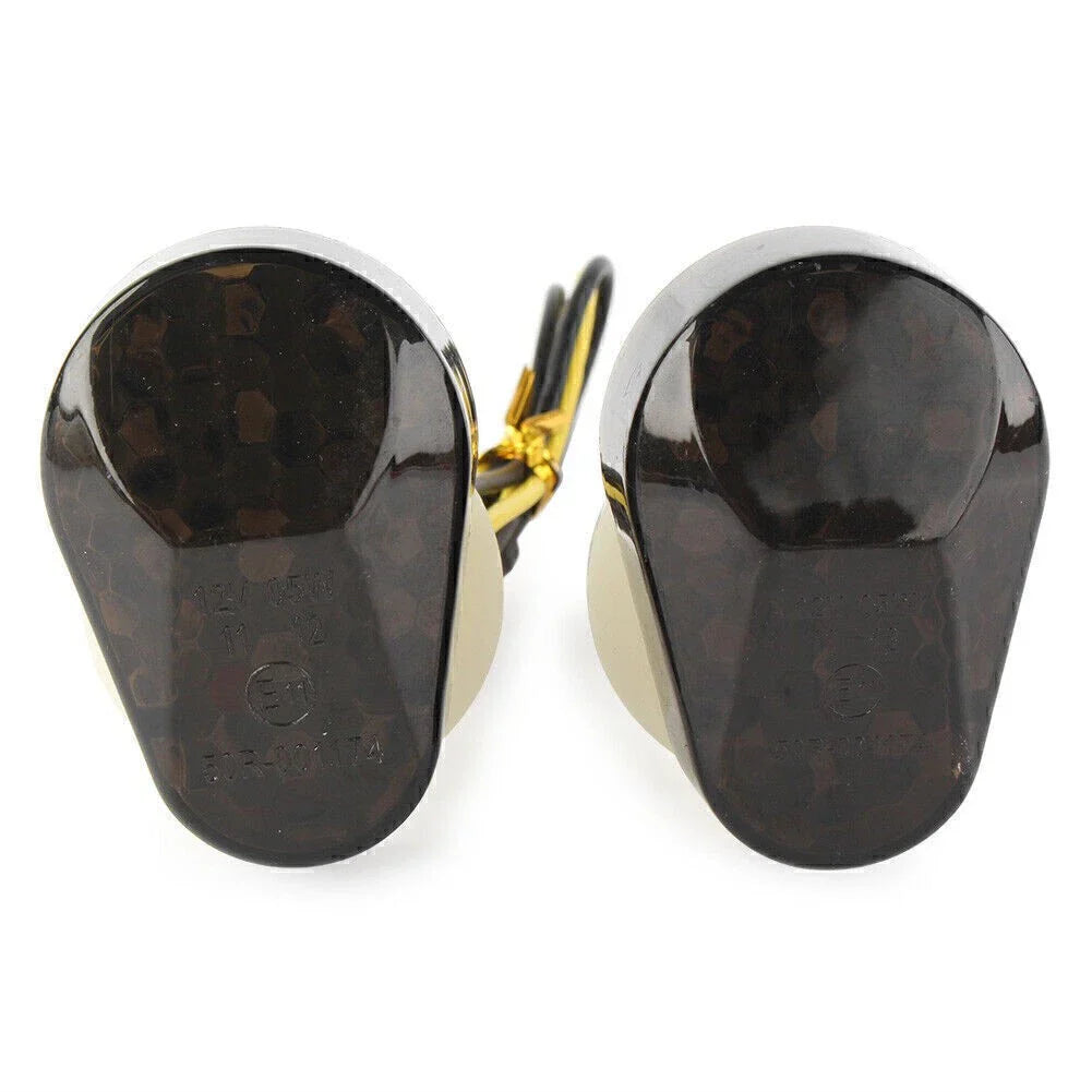 Smoke LED Turn Signal Lens for Kawasaki Z750 ZZR600 ZX6R ZX7R ZX9R (2004-2023)