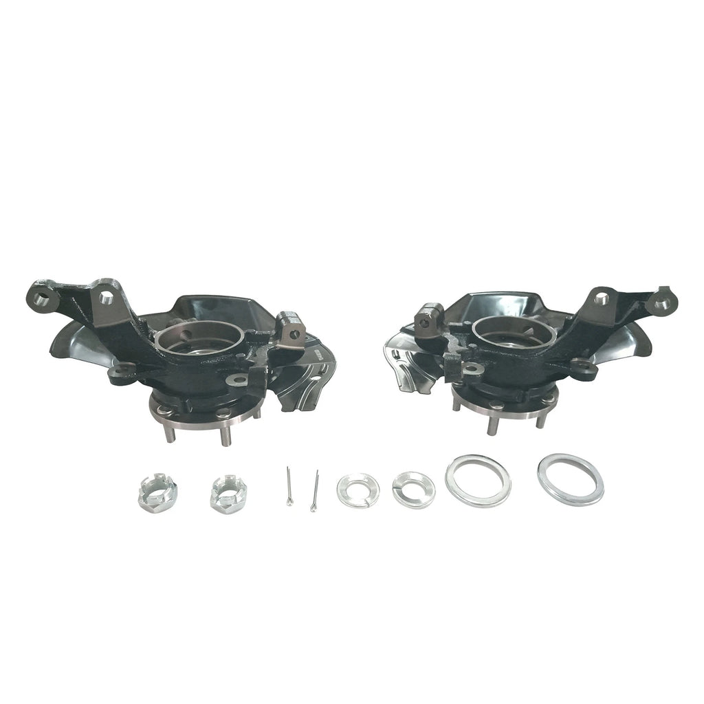 2X Front Steering Knuckle & Wheel Bearing Hub Assembly for Kia Optima (2011)