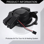 HVAC Heater Blower Motor Assembly for Mercedes-Benz GL350 GL450 (2010-2012)