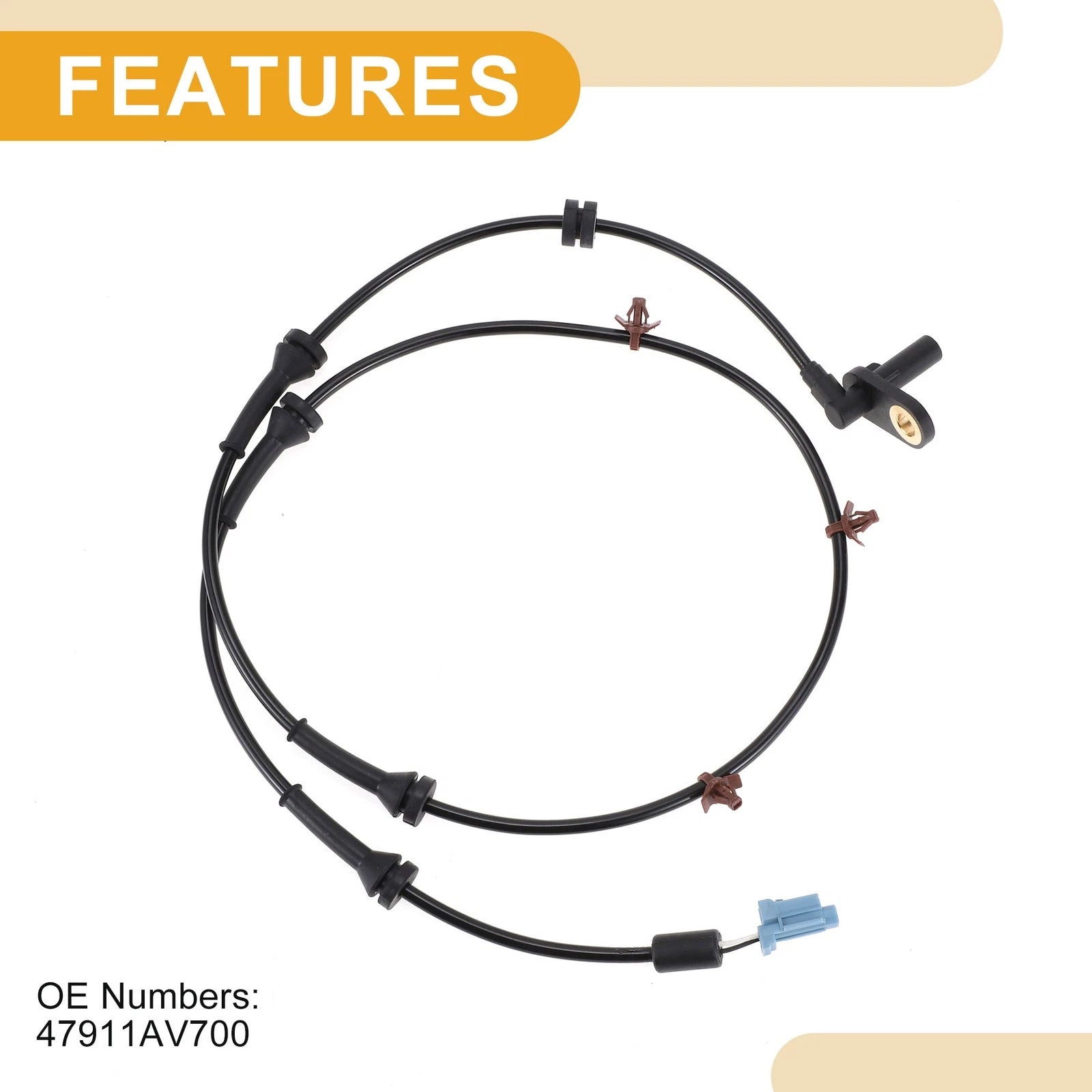 ABS Wheel Speed Sensor No. 47911AV700 for Nissan Primera (1990–2001)