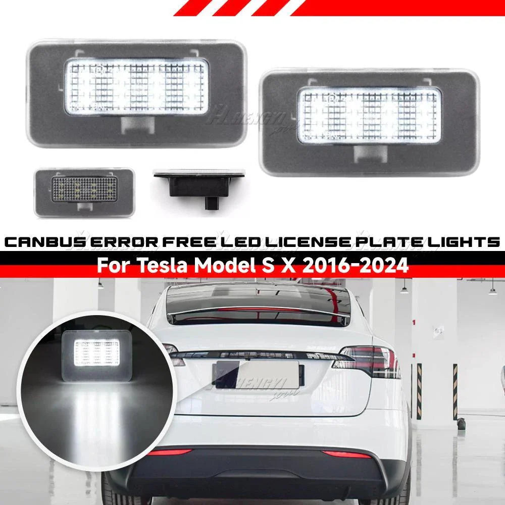 SMD Full LED License Plate Lights for Tesla Model X and Model S
