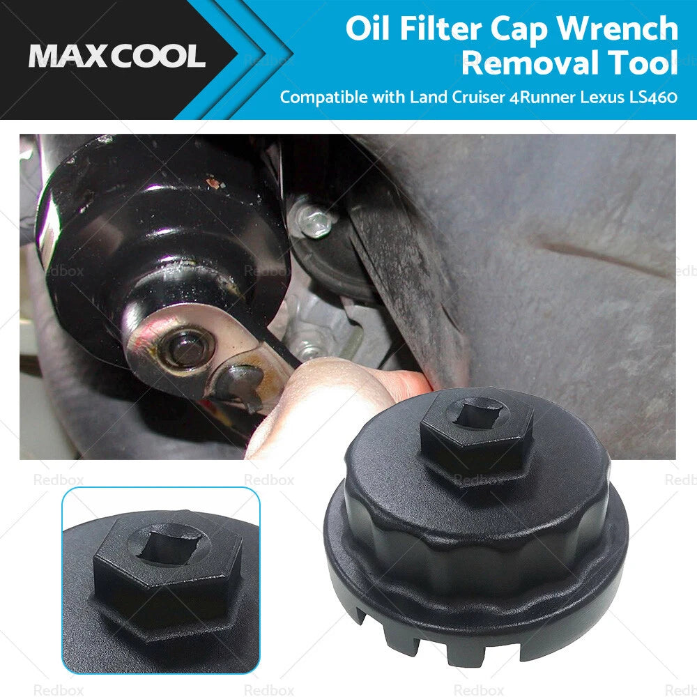 Oil Filter Wrench Cap Socket for Land Cruiser Tundra 5.7L 3.5L V8 V6