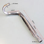 38mm Performance Big Bore Exhaust Pipe for Atomik PIT PRO (70–125 cc)