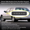 Keyless Entry Keypad for Lincoln Ford F-250/350/450/550 (2001–2012)