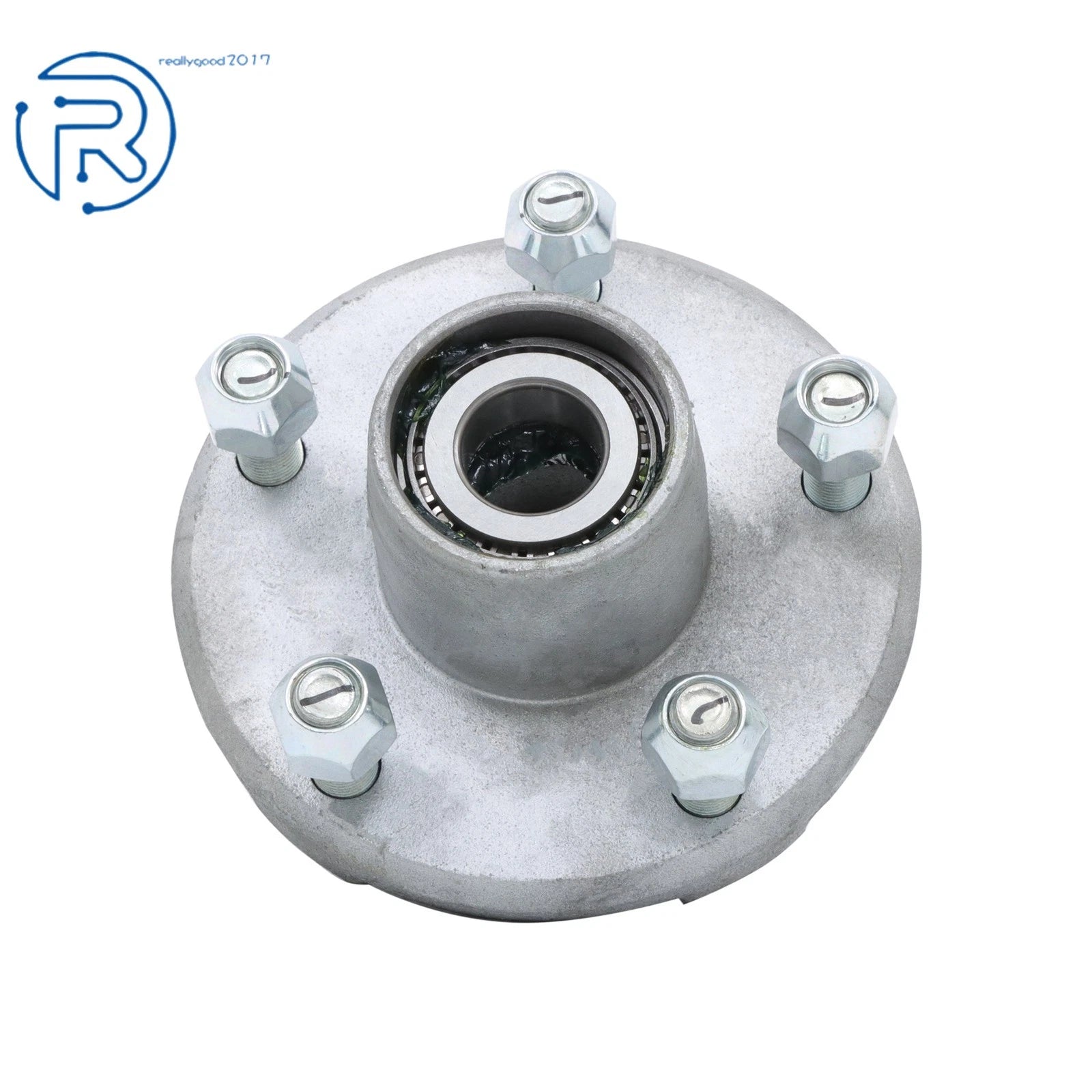 Galvanized Trailer Hub Kit for 2000 lbs Axle (1" Spindle)