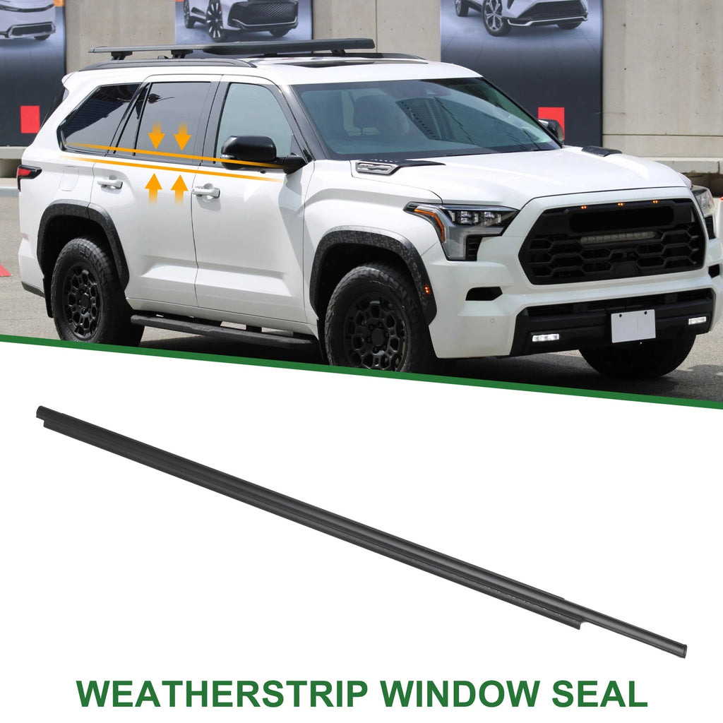Front Right Weatherstrip Window Seal No. 681600C020 for Toyota Sequoia (2008–2022)