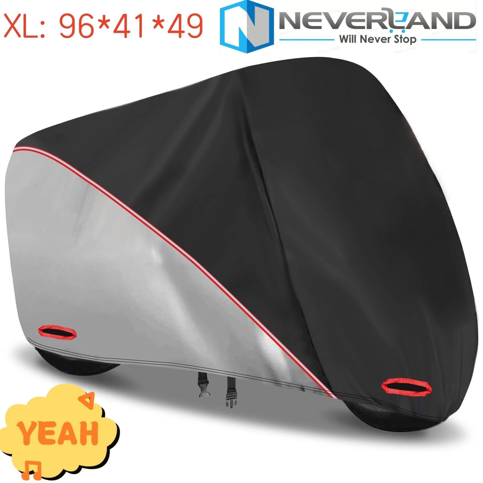 Motorbike Cover Waterproof Outdoor Storage Protector for Motorcycles