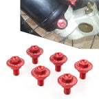 6X CNC Front Fork Guard Bolts for Honda CR125 CR250 CRF250R CRF250X CRF450R Red