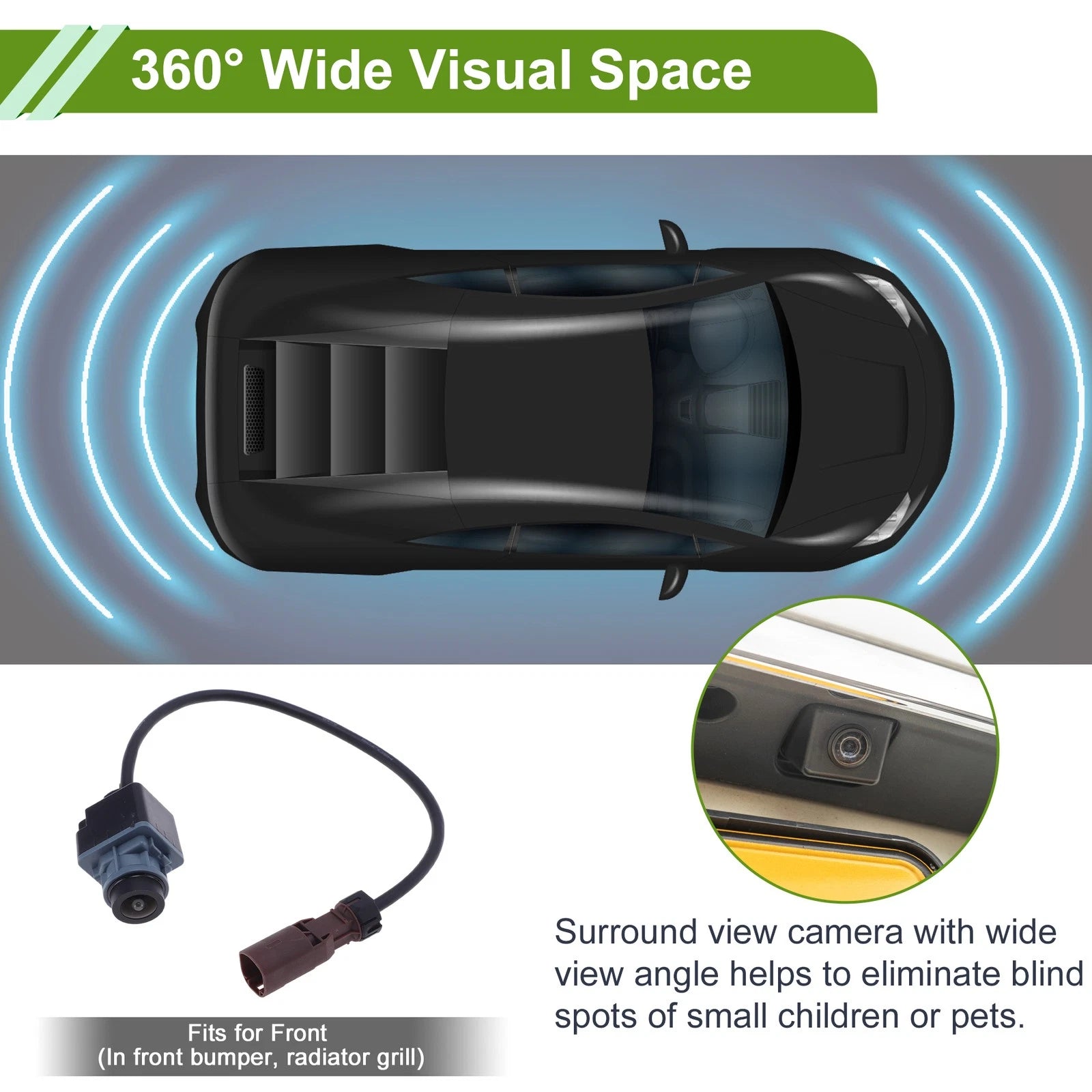 Surround View Camera for Mercedes-Benz GL350 (2013–2016) No.A0009054002