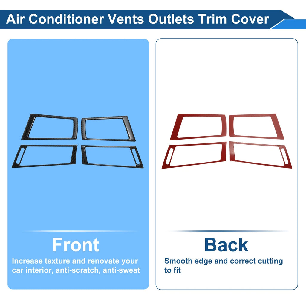Set of 1 Air Condition Outlet Vent Trim Cover Frame for BMW X5 E70 (2007–2013)