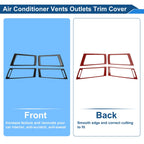 Set of 1 Air Condition Outlet Vent Trim Cover Frame for BMW X5 E70 (2007–2013)