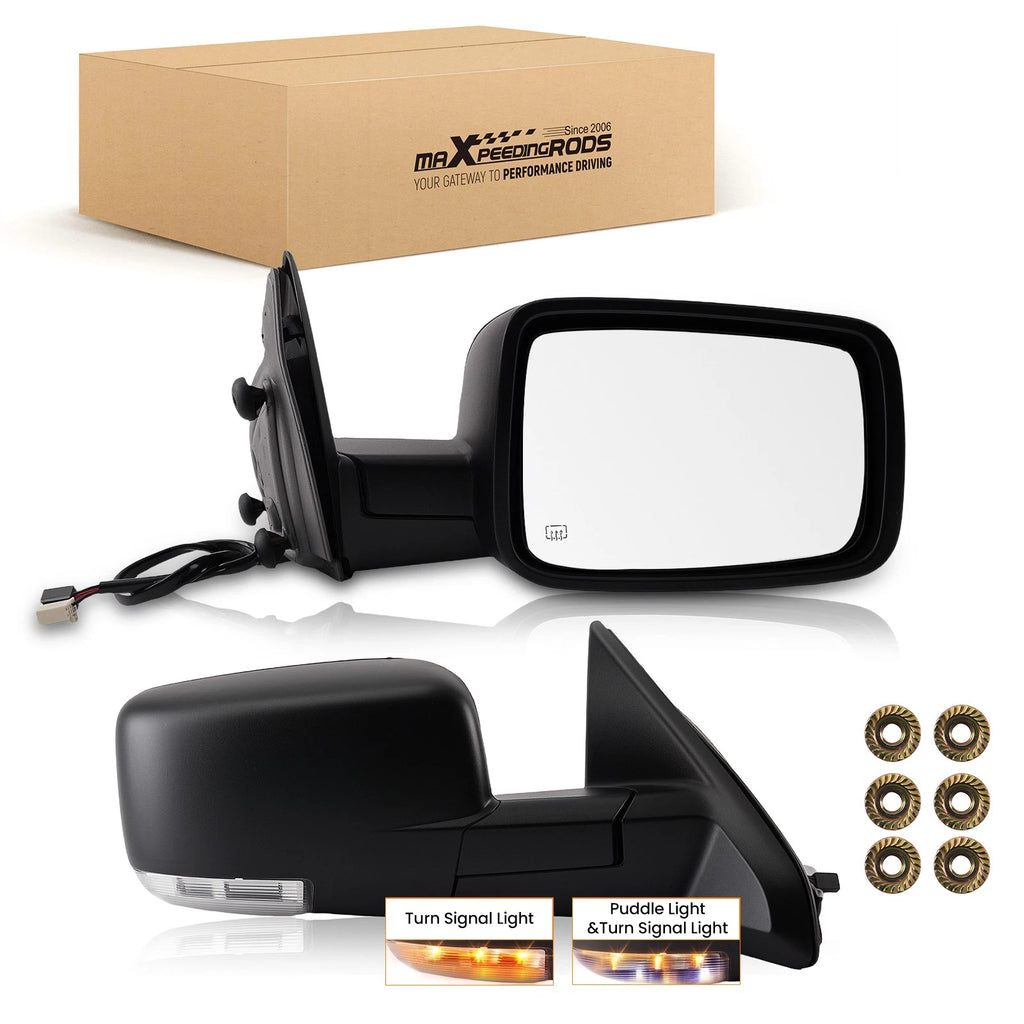Heated Side Mirrors for Dodge Ram 1500 2009-2018 CH1320354 CH1321354 Pair