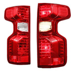 Halogen Tail Light Brake Lamp Left+Right Pair for Chevy Silverado 1500 (2019–2026)