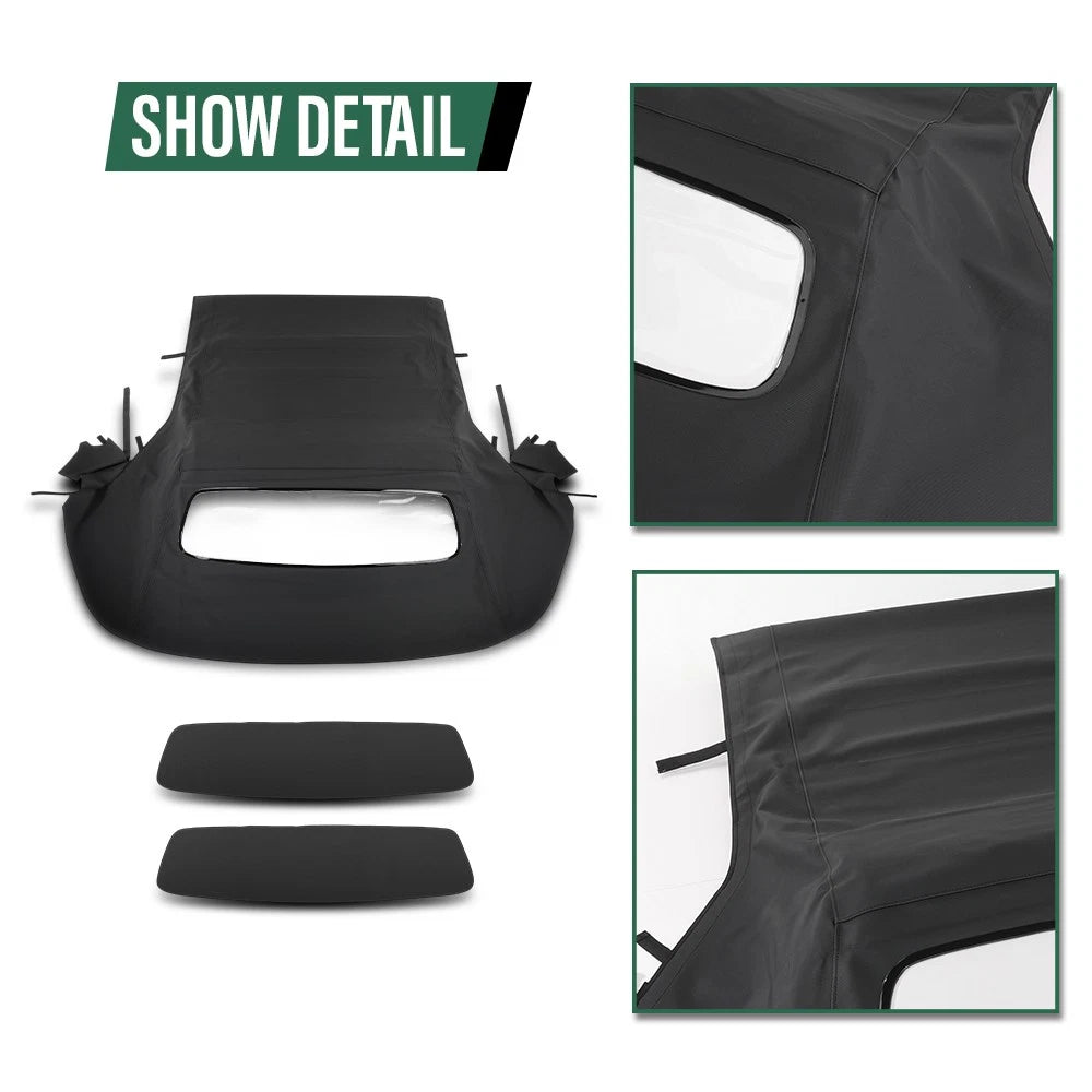 Convertible Soft Top & Plastic Window for Ford Mustang (2005–2014)