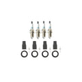 Set of 4 Denso Iridium Spark Plugs & NGK Coil Boots for Kia Optima Rondo