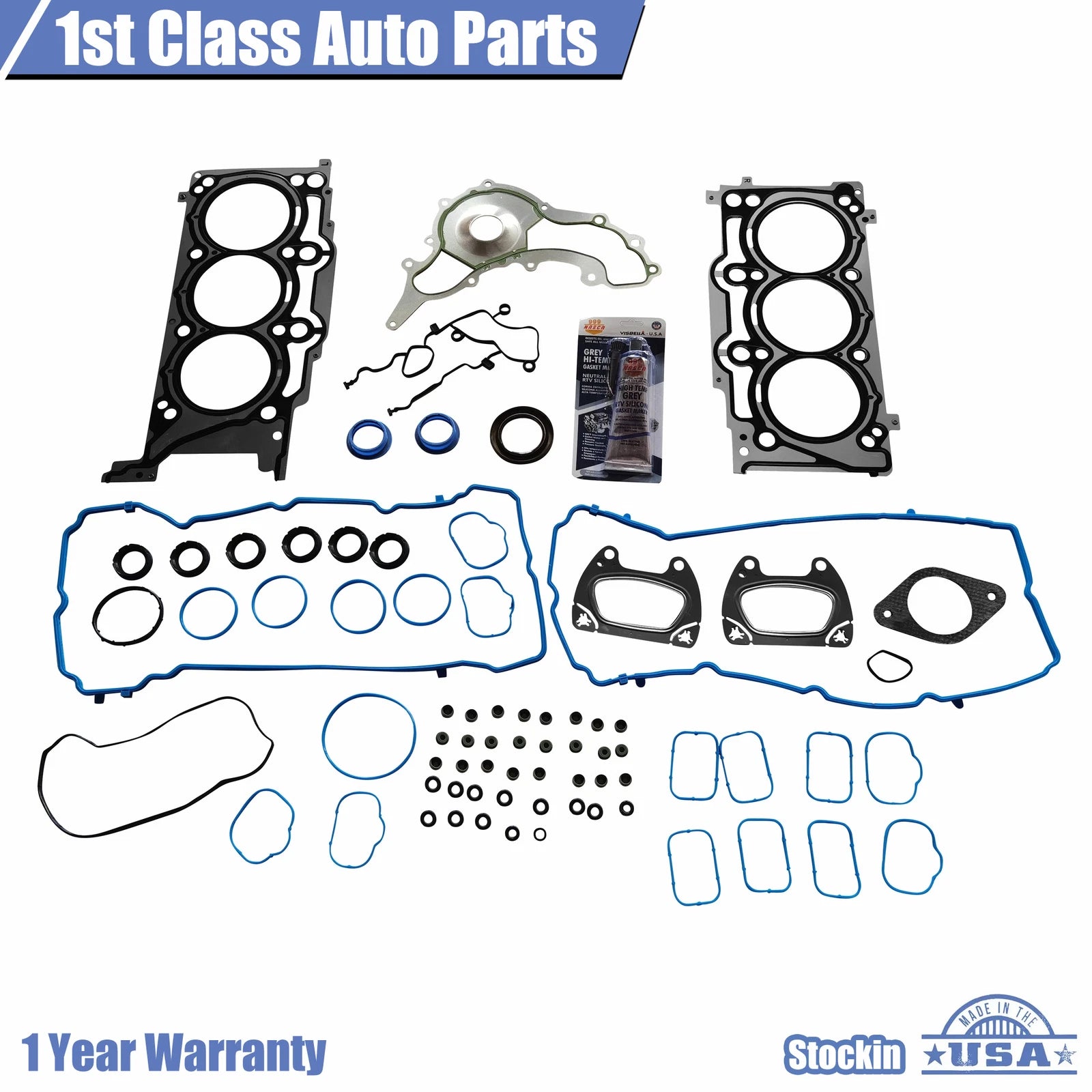 Head Gasket Set for Chrysler Dodge Avenger Jeep Ram (2011–2016) 3.6L V6
