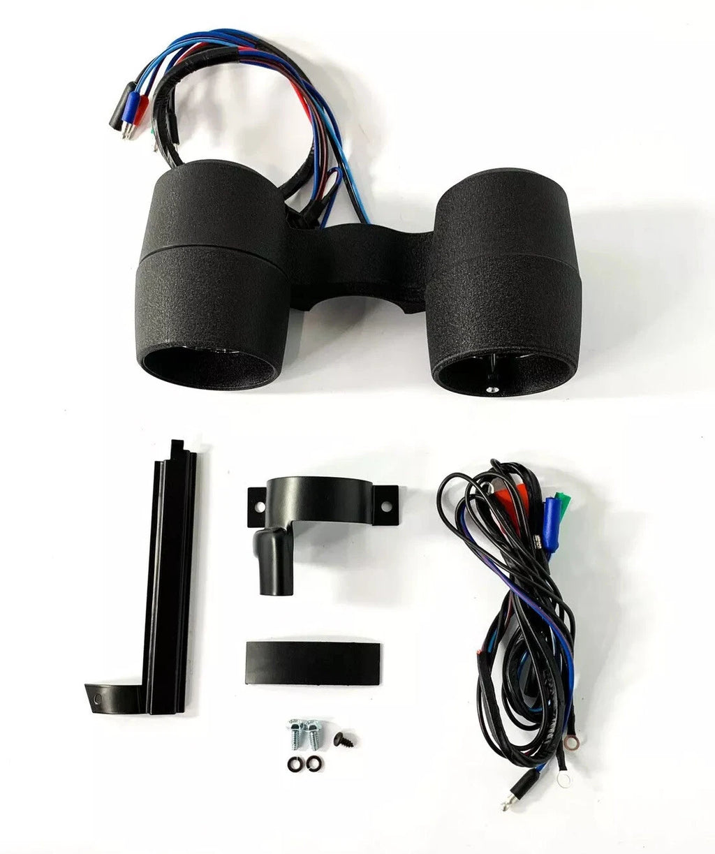 Rally Tachometer with Clock Backlight for 1966 Ford Mustang V8 (6000 RPM)