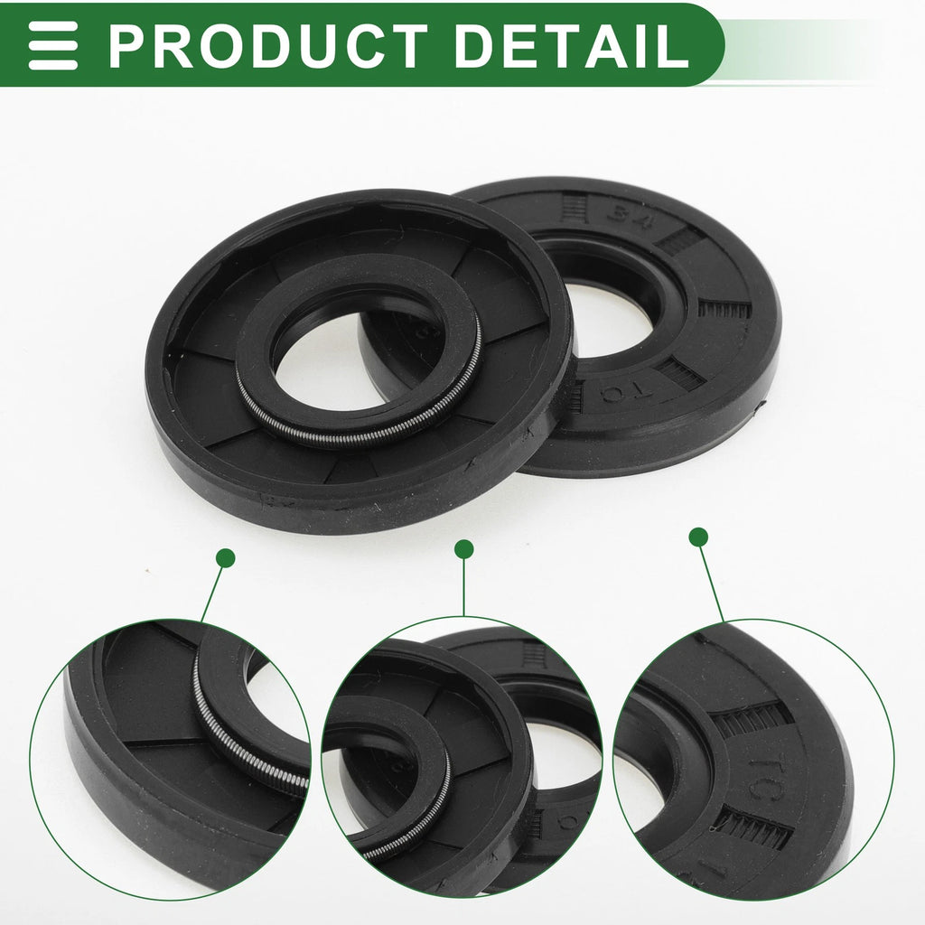 Set of 5 Oil Seal Rotary Shaft Seal NBR Rubber 15x35x5mm