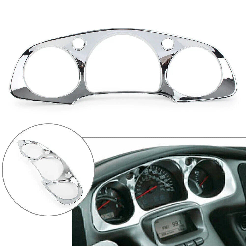 ABS Chrome Instrument Panel Accent Cover Trim for Honda Goldwing GL1800 (2001-2005)