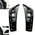 Front Air Vent Hood Fender Cover Trim for Benz GLC-Class (2020–2023) Gloss Black