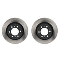 Set of 2 Front Disc Brake Rotors for Lexus LX600, Toyota Sequoia, Tundra
